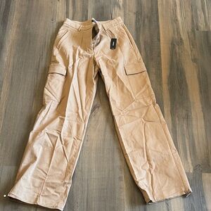 Express Camel Cargo Trousers - NWT